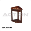 Deluxe 8 Cue Floor Rack w/ Drawer - Chocolate